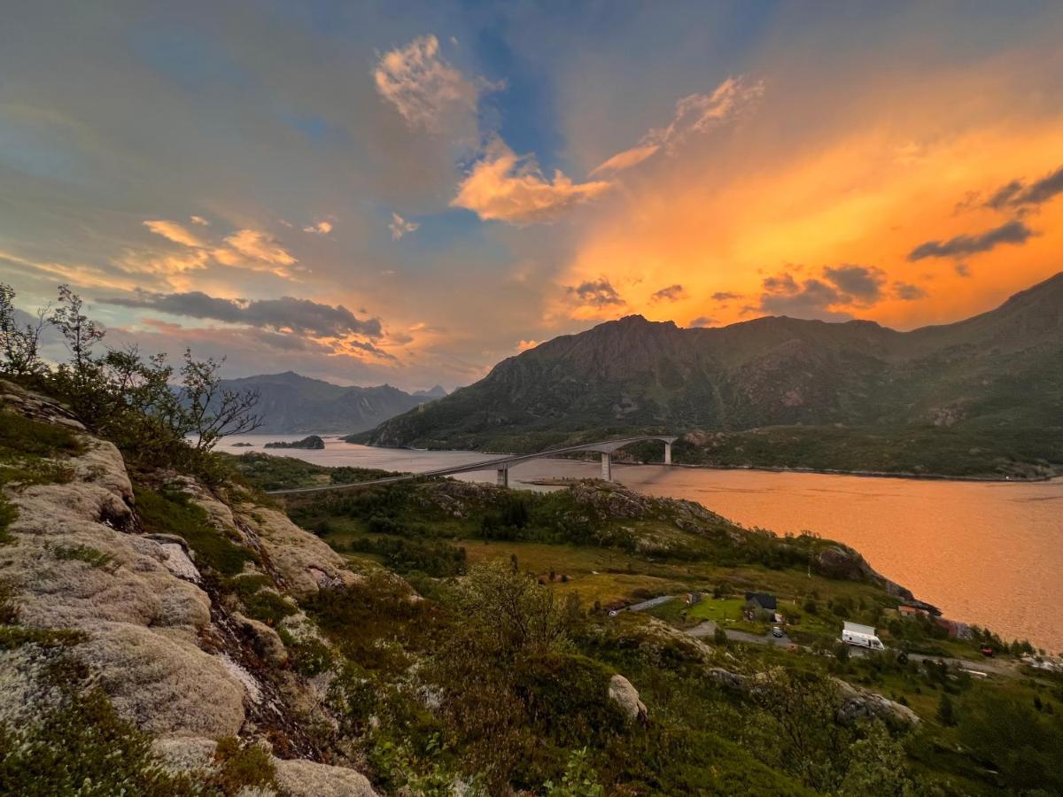 Lofoten Glampingdome Myrland Eksteriør billede