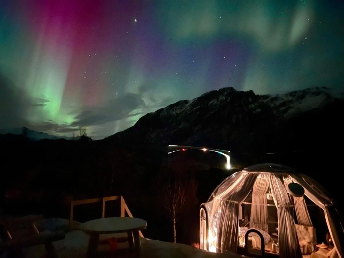 Lofoten Glampingdome Myrland Eksteriør billede