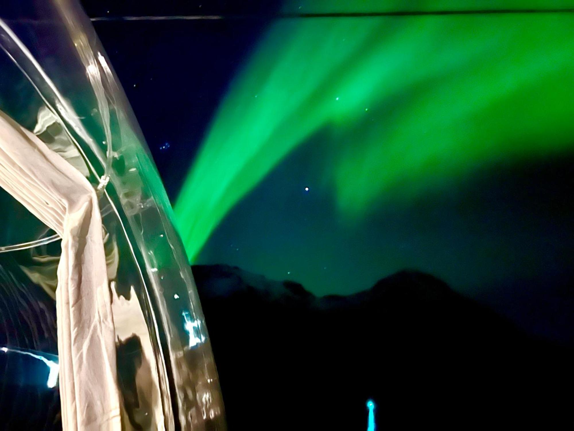 Lofoten Glampingdome Myrland Eksteriør billede
