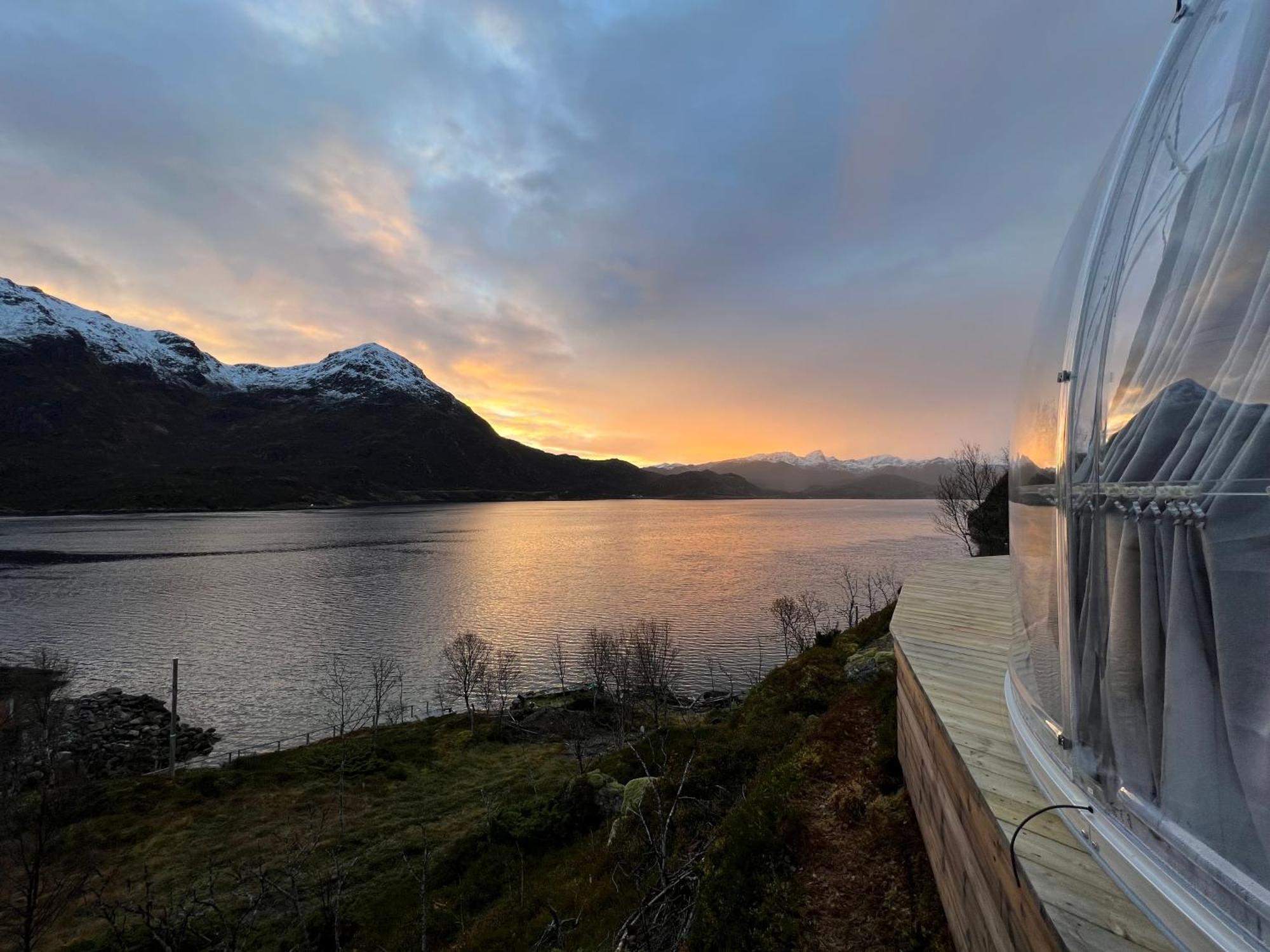Lofoten Glampingdome Myrland Eksteriør billede