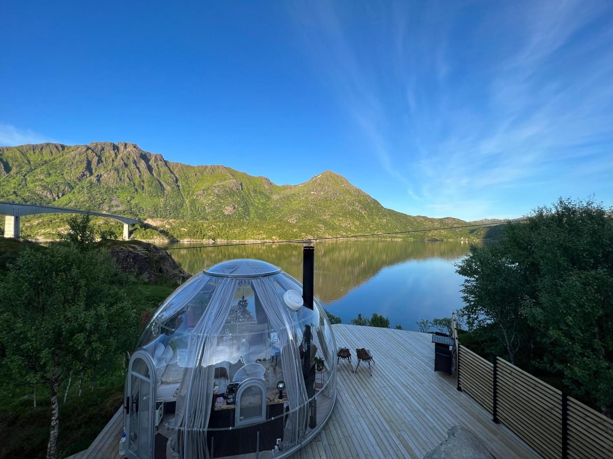 Lofoten Glampingdome Myrland Eksteriør billede